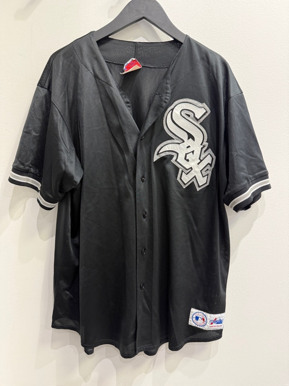 Chicago White Sox Black Button-Up Baseball Jersey